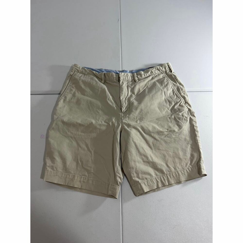 Polo Ralph Lauren Chino Shorts Mens 38 Khaki Stretch Classic Fit Cotton